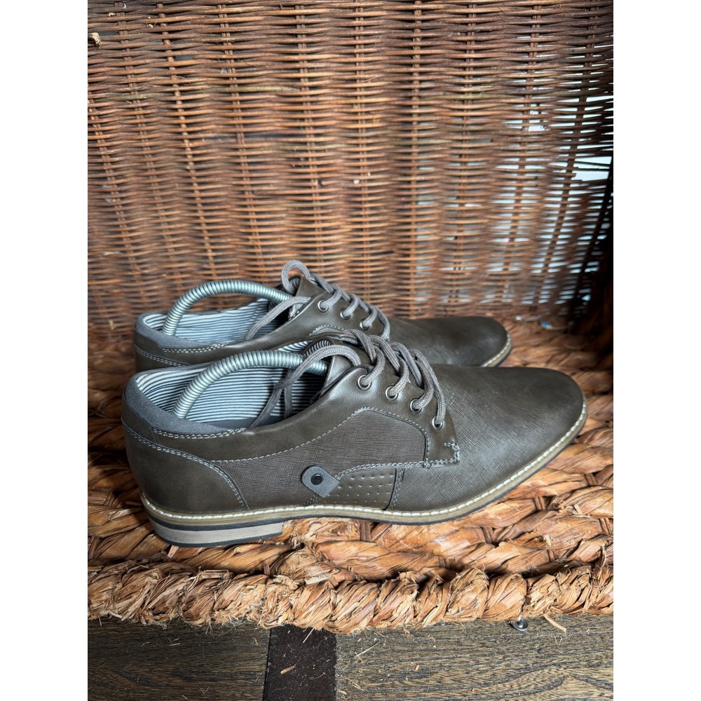 Sonoma Goods For Life Mens Vitalize OrthoLite Brown Dress Shoes Oxford 10.5 M